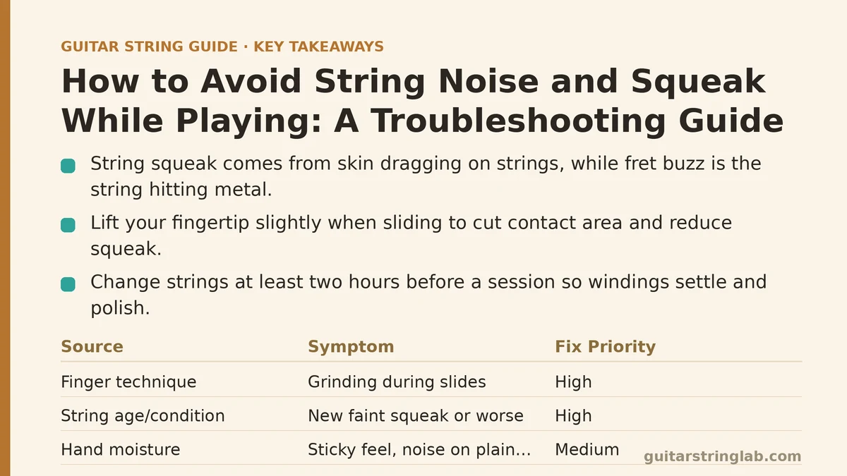 How to Avoid String Noise and Squeak While Playing: A Troubleshooting Guide